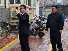 【华检动态】华龙区检察院法警大队协助检察人员开展小区消防安全监督