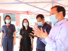 张宏义副市长到市妇幼保健院督导检查疫情防控工作
