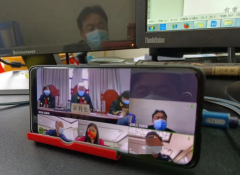 华龙区人民检察院“无接触”云上庭审